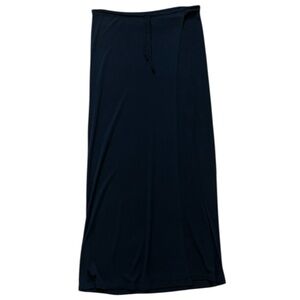 Lance Karesh Black Wrap Maxi Skirt